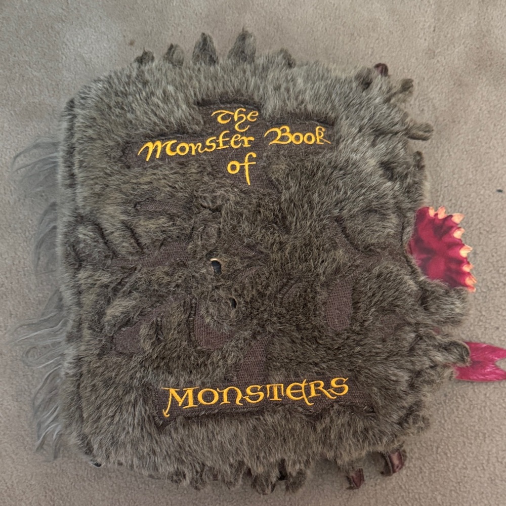 Harry Potter Furry Monster Book of Monsters Pillow